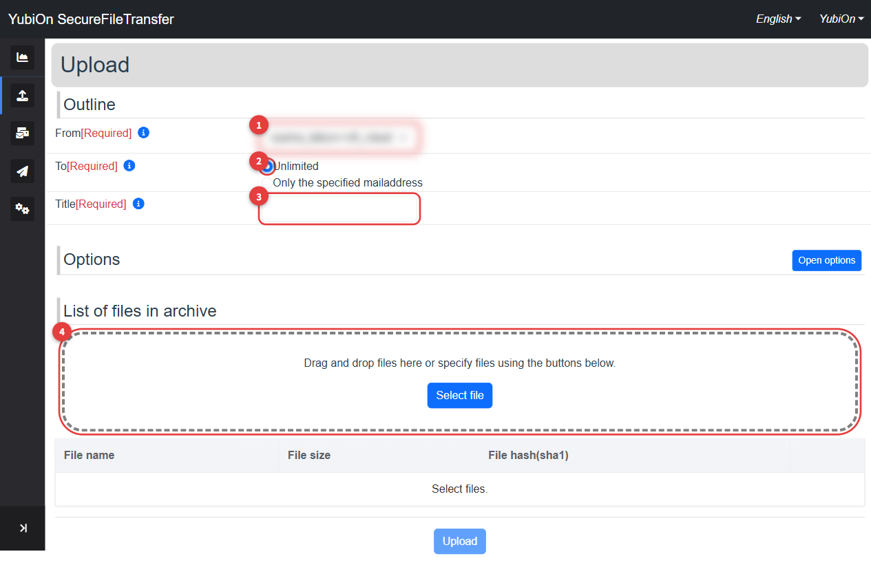 Send form key points